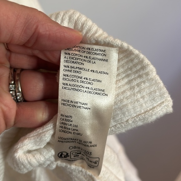 We The Free White Half-Zip Textured Pullover - Picture 3 of 4